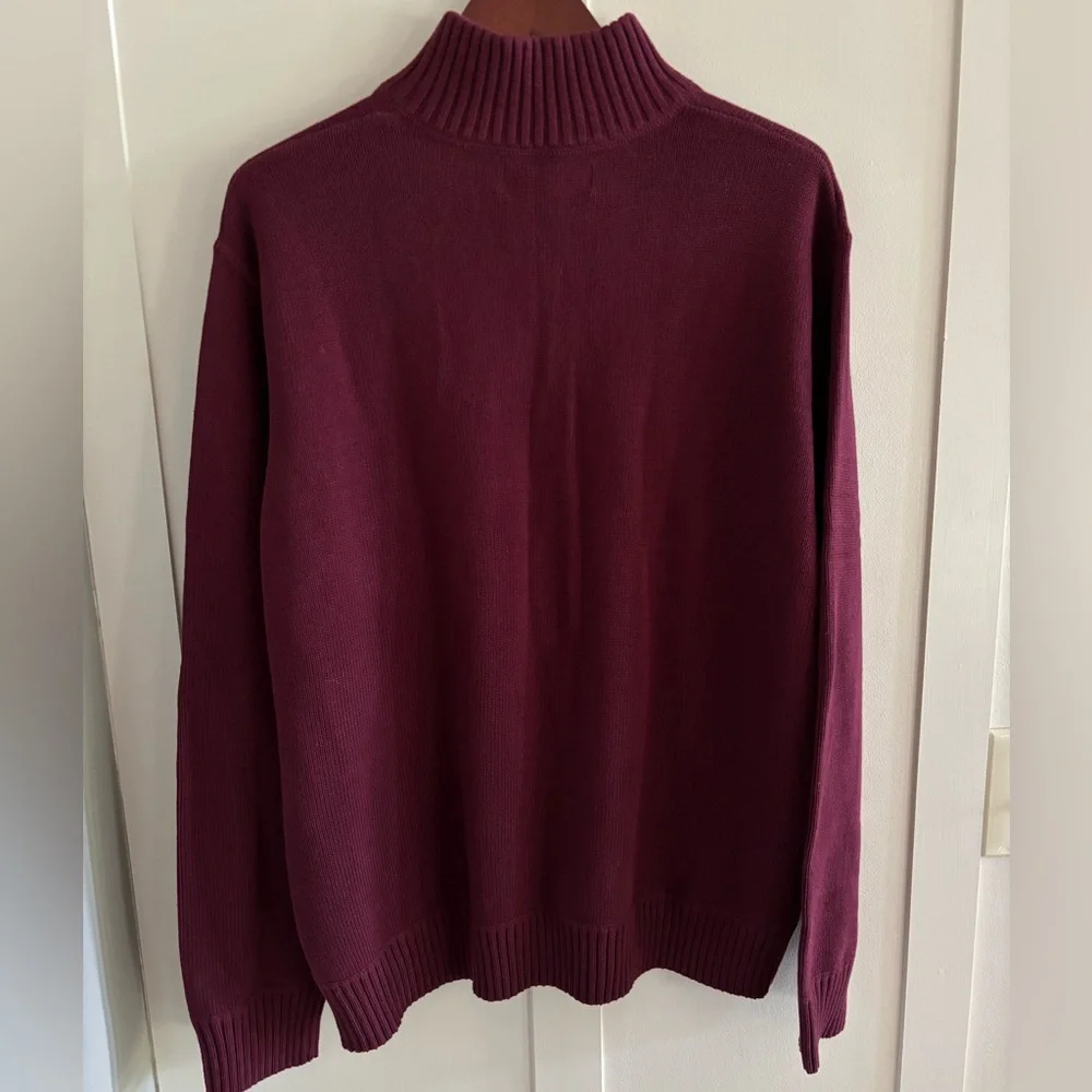 Eddie Bauer Men’s Quarter Zip Sweater
